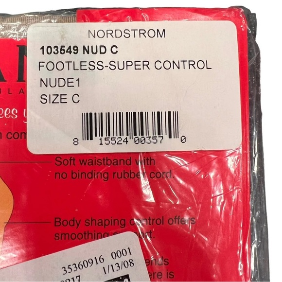 NEW Spanx The Original Footless Super Control Pantyhose , Nude 1, C - Picture 4 of 6